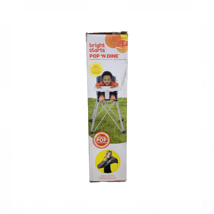 Shop Bright Starts Pop 'N Dine Portable High Chair, Grey at GoodBuy Gear