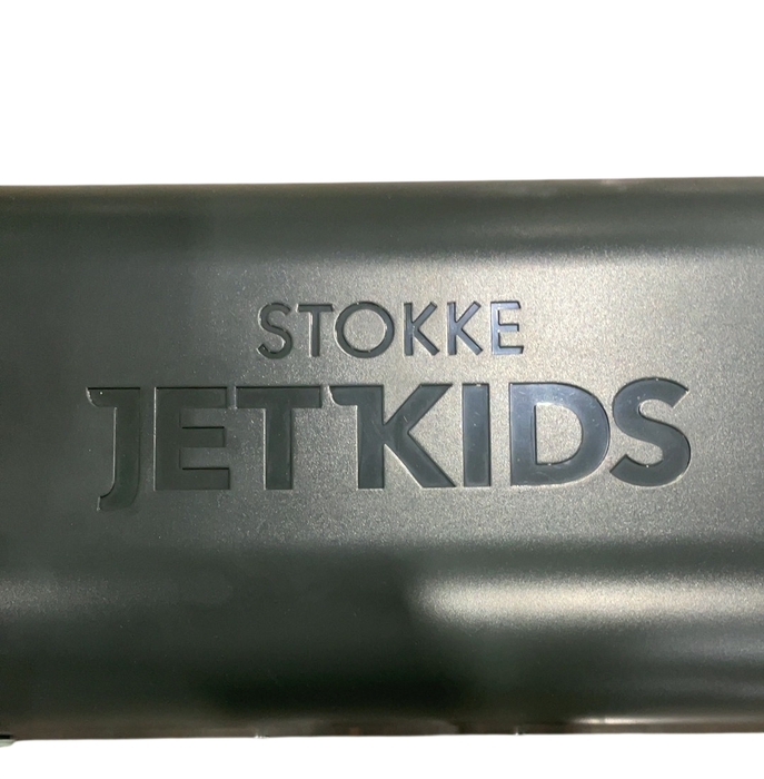 Shop Stokke JetKids BedBox + Crew Backpack Travel Bundle, Midnight Gray at GoodBuy Gear
