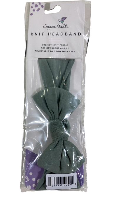 Shop Copper Pearl Knit Headband, Green at GoodBuy Gear