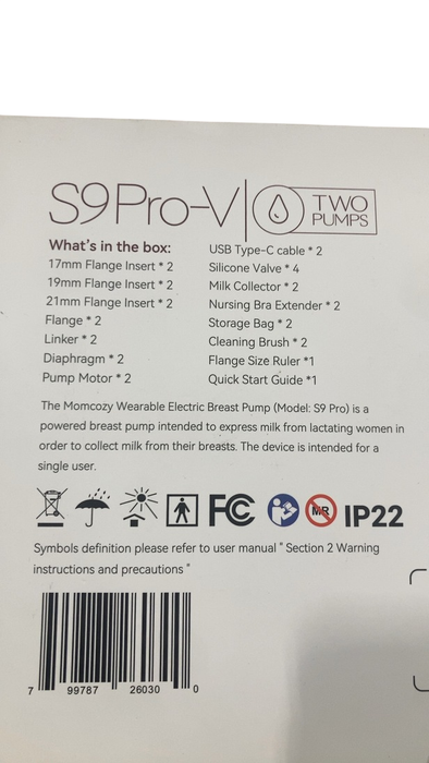 Shop Momcozy S9 Pro Double Wearable Breast Pump, Gray at GoodBuy Gear