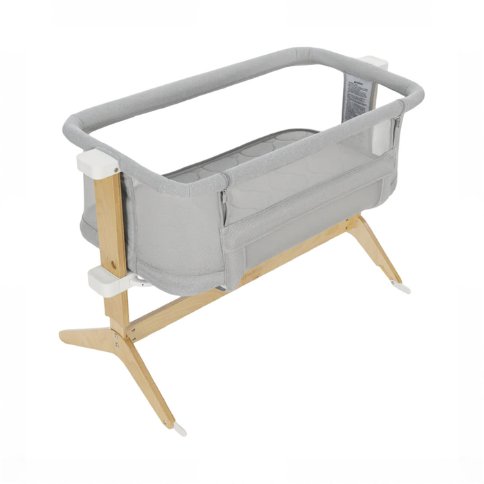 Shop Newton Bassinet And Bedside Sleeper, Grey/Birch at GoodBuy Gear