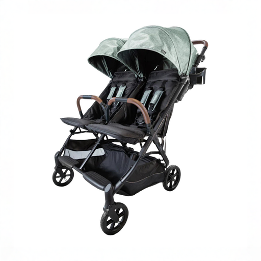 Shop Strolee V2 Double Stroller, 2025, Sage at GoodBuy Gear