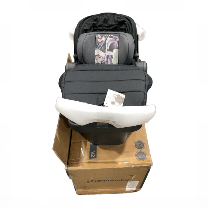Shop UPPAbaby Aria V2 Infant Car Seat, 2026, Nori (Charcoal / Saddle Leather) at GoodBuy Gear
