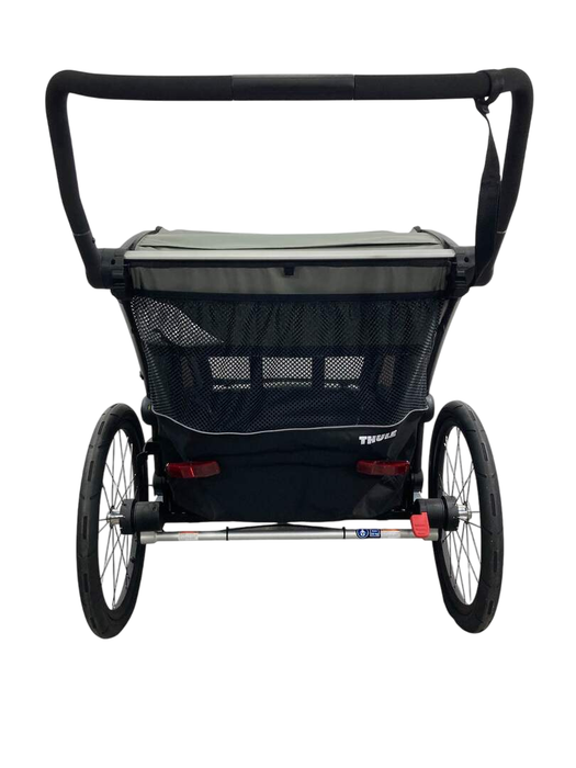 Shop Thule Chariot Lite Bike Trailer Stroller 2 Seat , 2021, Agave Black at GoodBuy Gear