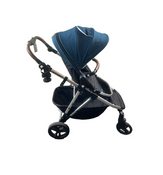 Shop Mockingbird Single to Double Stroller, 2021, Sea, Silver with Brown Leather, Windowpane at GoodBuy Gear