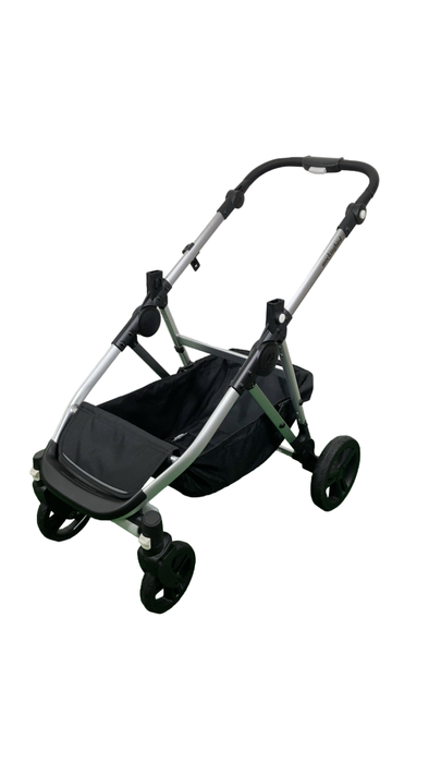 Shop Mockingbird 2.0 Single to Double Stroller Frame, 2024, Silver With Penny Leather at GoodBuy Gear