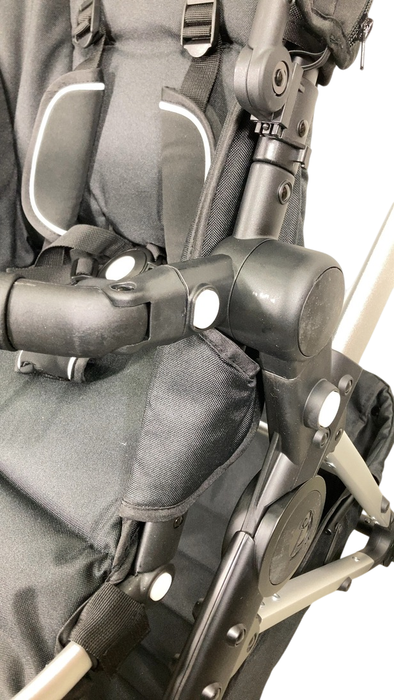 Shop Mockingbird Single to Double 2.0 Stroller, 2024, Black, Silver With Black Leather, Watercolor Drops at GoodBuy Gear