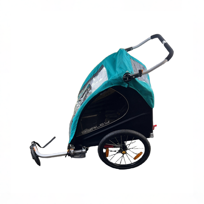 Shop Burley Encore X Bike Trailer, Pacific Blue at GoodBuy Gear