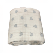 Shop Aden + Anais Muslin Dream Blanket, Animal Kingdom Elephants at GoodBuy Gear