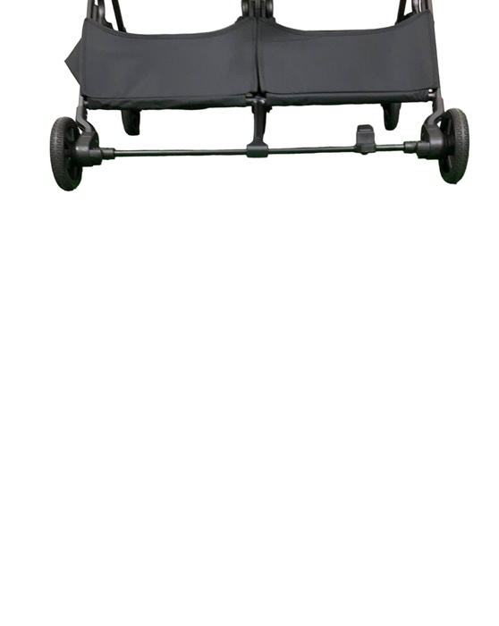 Shop Mompush Lithe Double Stroller, 2023, Black at GoodBuy Gear