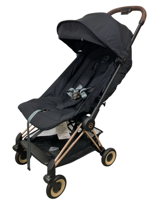 Shop Cybex Coya Stroller, 2024, Rose Gold, Sepia Black at GoodBuy Gear
