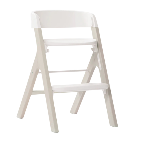 Shop Mockingbird High Chair, Cloud Washed Beech, White at GoodBuy Gear