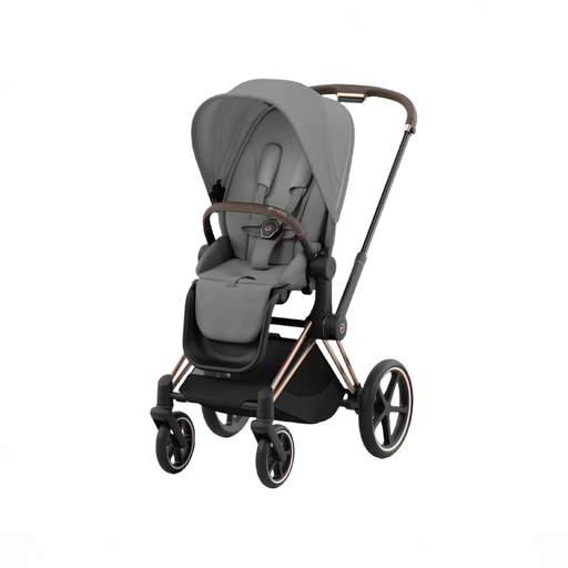 Shop Cybex Priam4 Stroller, 2024, Mirage Grey, Rosegold at GoodBuy Gear