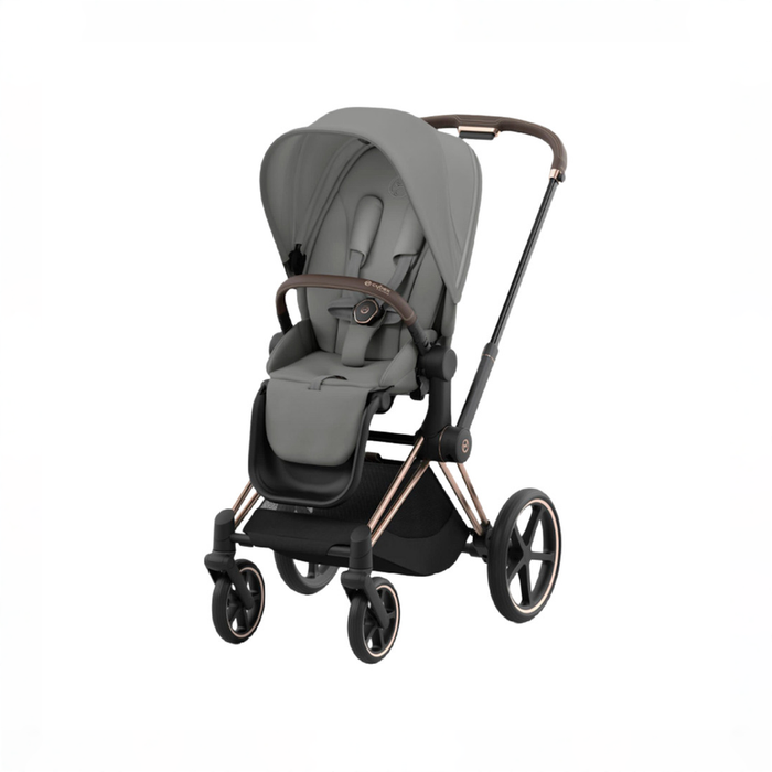 Shop Cybex Priam4 Stroller, 2024, Mirage Grey, Rosegold at GoodBuy Gear