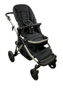 Shop Mockingbird Single to Double 2.0 Stroller, 2024, No Canopy, No Canopy, Silver With Black Leather at GoodBuy Gear