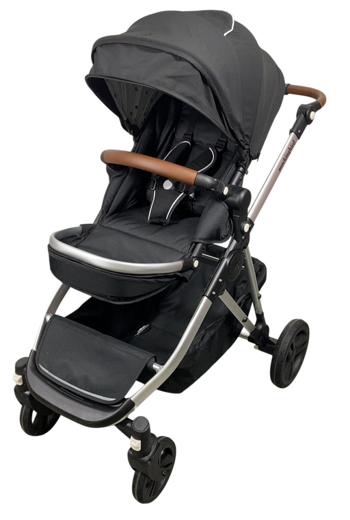 Shop Mockingbird Single to Double 2.0 Stroller, 2024, Black, Silver With Penny Leather, Watercolor Drops at GoodBuy Gear