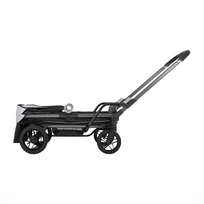 Shop Evenflo Shyft Rideshare All-Terrain Performance Stroller Wagon, 2023, Sterling Black at GoodBuy Gear