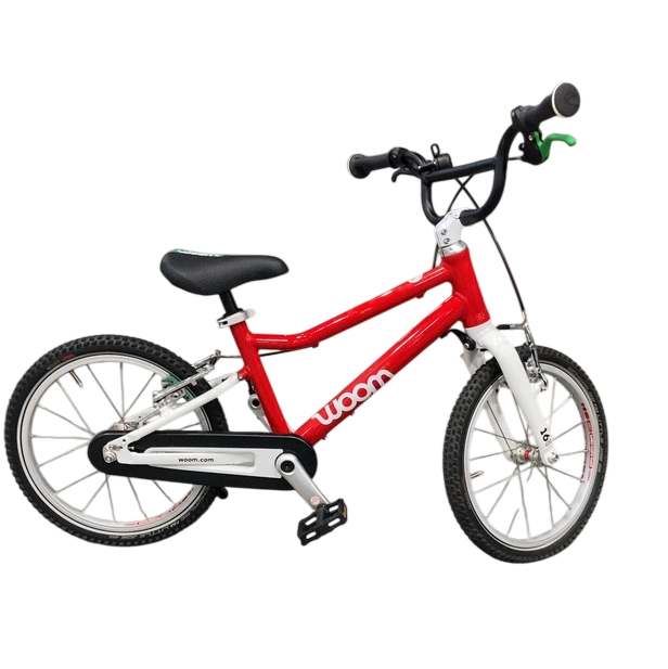 Shop Woom GO 3 Bike "16, Base Model, Woom Red at GoodBuy Gear