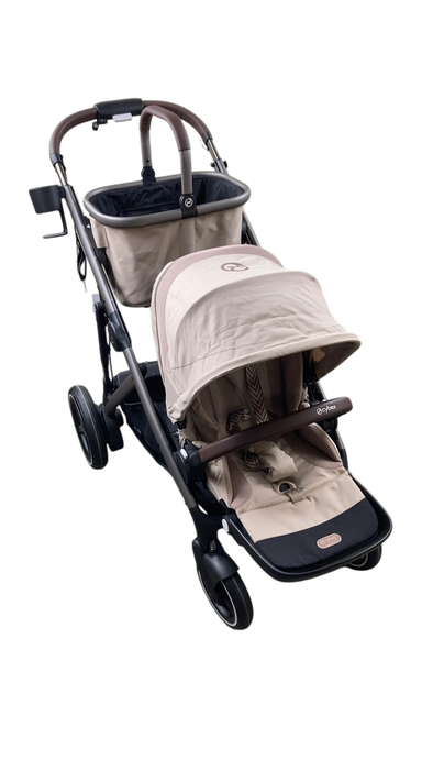 Shop Cybex e-Gazelle S Stroller, 2024, Almond Beige, Taupe at GoodBuy Gear
