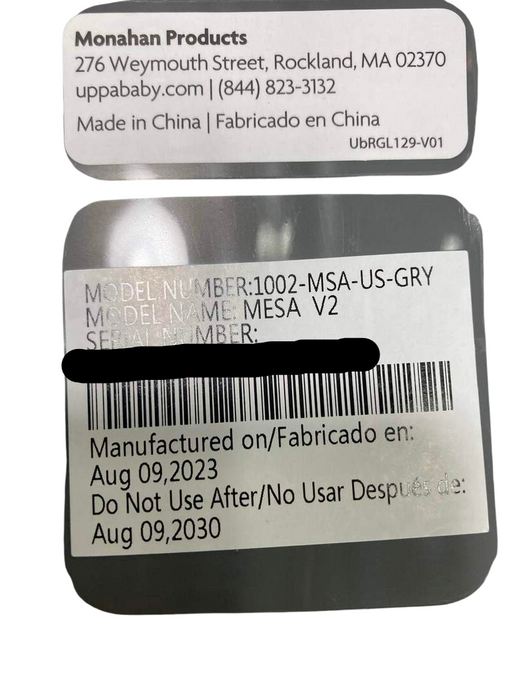 Shop UPPAbaby MESA V2 Infant Car Seat, 2023, Gregory (Blue Melange) at GoodBuy Gear