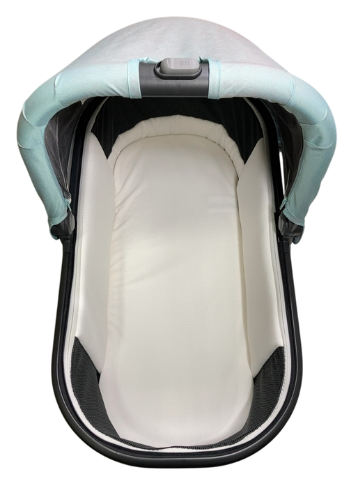Shop UPPAbaby Bassinet V3, Kenzi (Mystic Aqua) at GoodBuy Gear