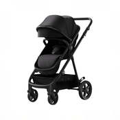 Shop Mompush Meteor 2 Stroller, 2026, Black, Black Frame at GoodBuy Gear