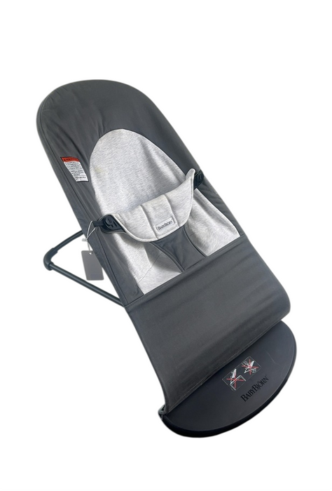 Shop BabyBjorn Bouncer Balance Soft, Black Frame, Dark Gray/Gray at GoodBuy Gear