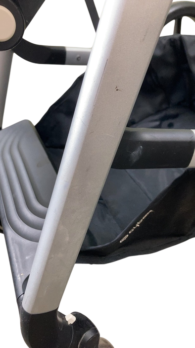 Shop Cybex Balios S Lux Stroller, 2020, Deep Black, Silver with Brown Leather at GoodBuy Gear