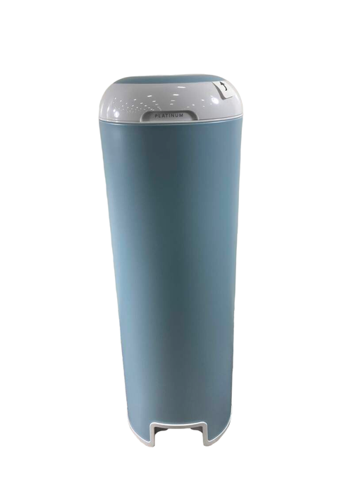 secondhand Diaper Genie Platinum Diaper Pail, Blue