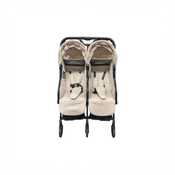 Shop Mompush Lithe Double Stroller, 2026, Khaki at GoodBuy Gear