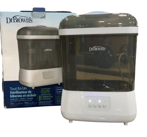 Shop Dr. Brown's Bottle Sterilizer and Dryer, White/White at GoodBuy Gear