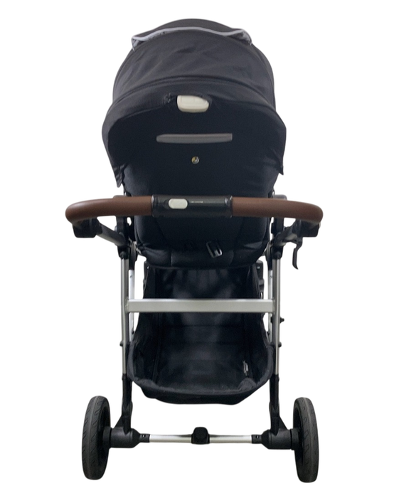 Shop Mockingbird Single to Double 2.0 Stroller, 2024, Black, Silver With Penny Leather, Windowpane at GoodBuy Gear