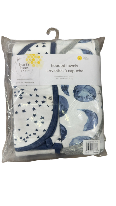Shop Burt's Bees Baby Hooded Bath Towels 2 Pack, Hello Moon at GoodBuy Gear