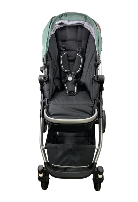 Shop Mockingbird Single to Double 2.0 Stroller, 2024, Sage, Silver With Penny Leather, Watercolor Drops at GoodBuy Gear