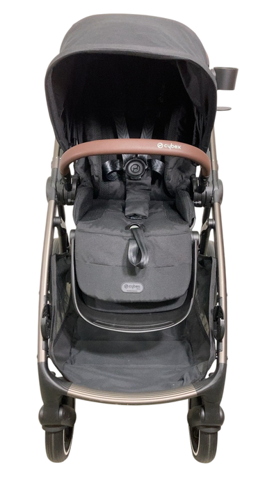 Shop Cybex Gazelle S Modular Stroller, 2024, Moon Black, Taupe Frame at GoodBuy Gear