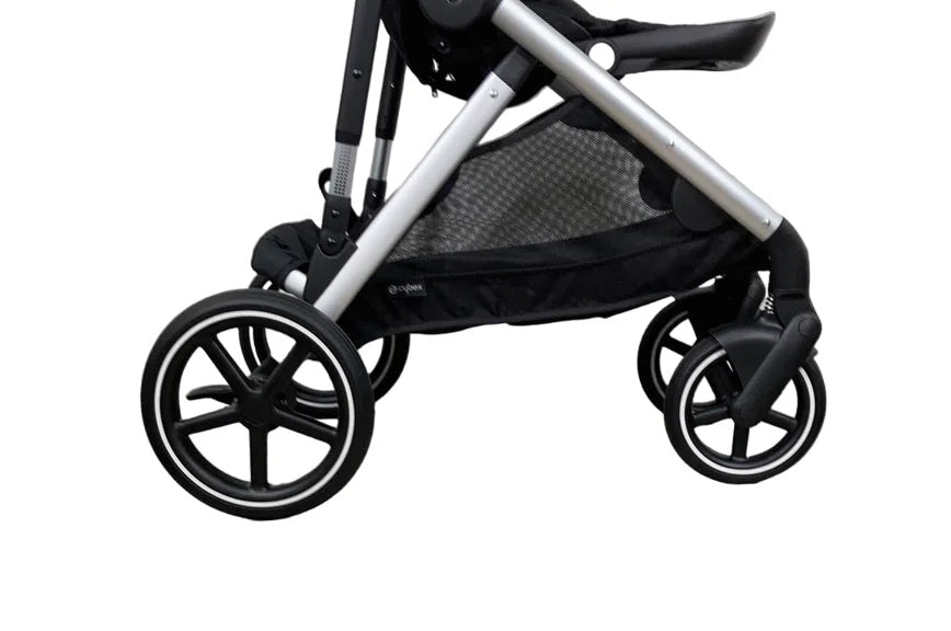Cybex Gazelle S Modular Stroller, Moon Black, Silver Frame, 2025