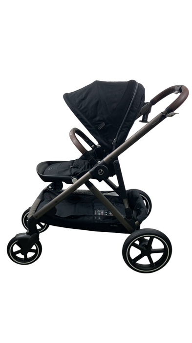 Shop Cybex Gazelle S Modular Stroller, 2024, Moon Black, Taupe Frame at GoodBuy Gear