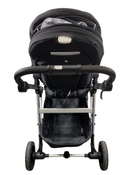 Shop Mockingbird Single to Double 2.0 Stroller, 2024, Black, Silver With Black Leather, Watercolor Drops at GoodBuy Gear