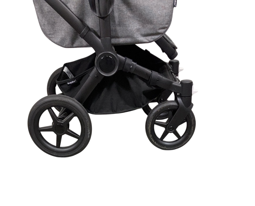 Shop Bugaboo Donkey 5 Mono Stroller, Black, Grey Melange, 2024, No Canopy at GoodBuy Gear