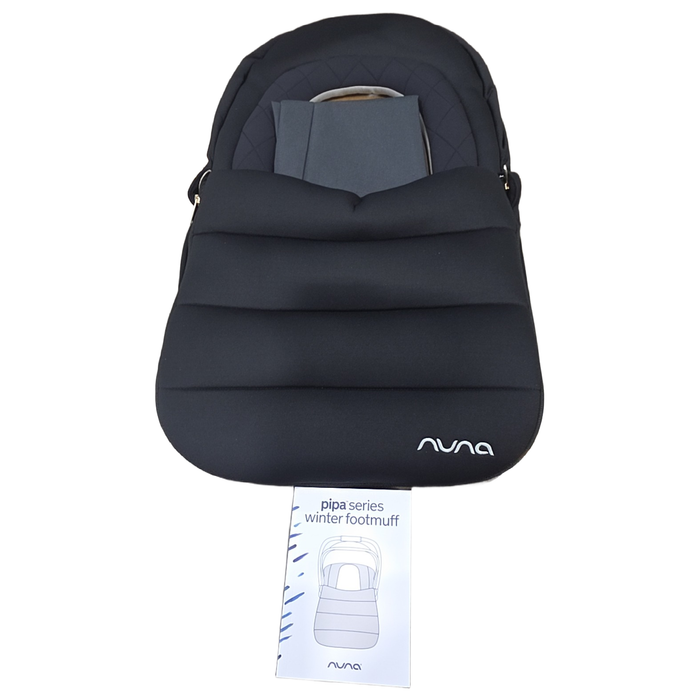 Shop Nuna Pipa Series Winter Footmuff, Caviar at GoodBuy Gear