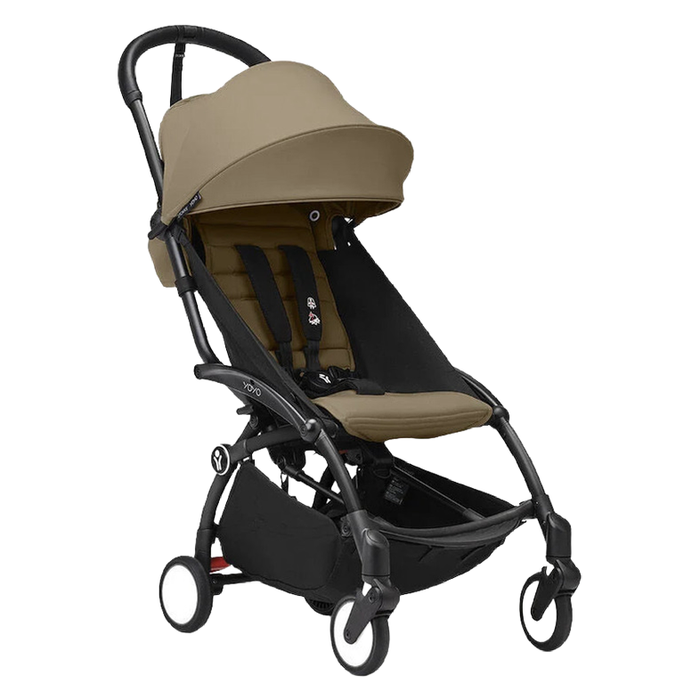 Shop Stokke YOYO3 Complete Stroller, 2025, Black, Toffee at GoodBuy Gear
