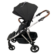 Shop Mockingbird Single to Double 2.0 Stroller, 2024, Black, Silver With Penny Leather, Windowpane at GoodBuy Gear