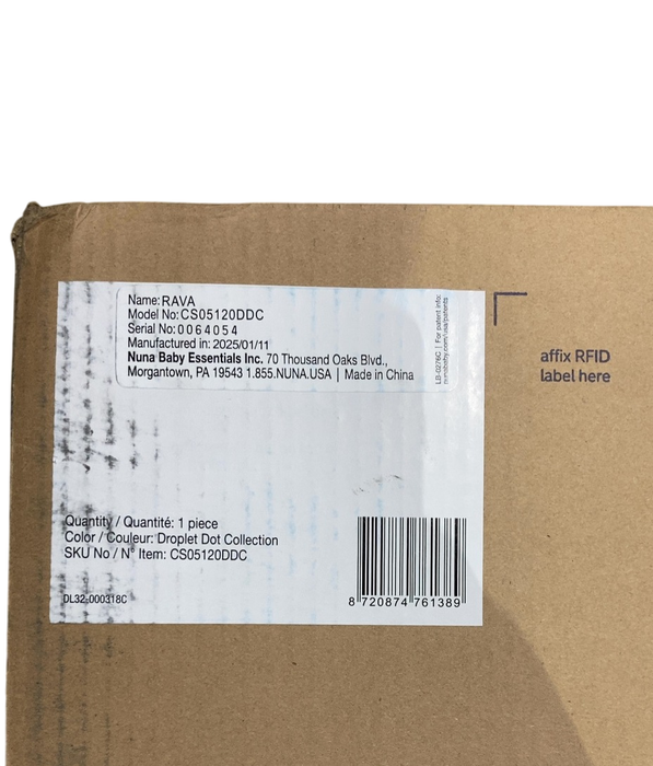 Shop Nuna RAVA Convertible Car Seat, 2025, Droplet Dot at GoodBuy Gear