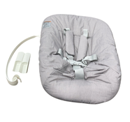 Shop Stokke Tripp Trapp High Chair² with Newborn Set, Natural, Natural with Beige Harness, Grey at GoodBuy Gear