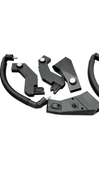 Shop Mockingbird 2nd Seat Kit 2.0, Bloom, Windowpane, Silver With Black Leather at GoodBuy Gear