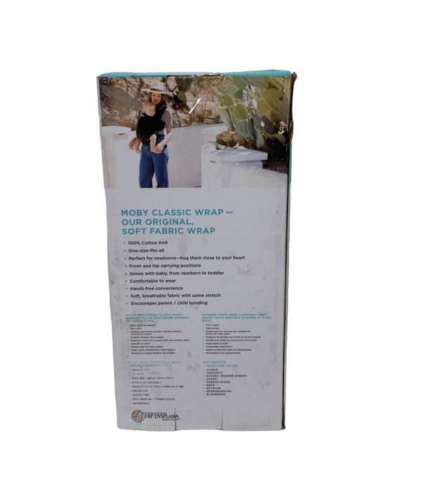Shop Moby Classic Wrap Baby Carrier, Black at GoodBuy Gear
