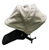 Shop Bugaboo Donkey 5 Duo Extension Set, 2023, Black, Midnight Black, Misty White, with Canopy at GoodBuy Gear