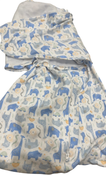 Shop Halo SleepSack Swaddle, Blue Safari Animals, Small at GoodBuy Gear