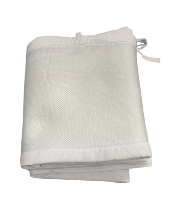 Shop Breathable Baby Mesh Crib Liner, White, Full Size/4 Sides at GoodBuy Gear