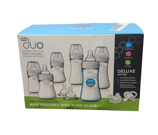 Shop Chicco Duo Deluxe Baby Bottle Gift Set, 10 Piece, Neutral at GoodBuy Gear